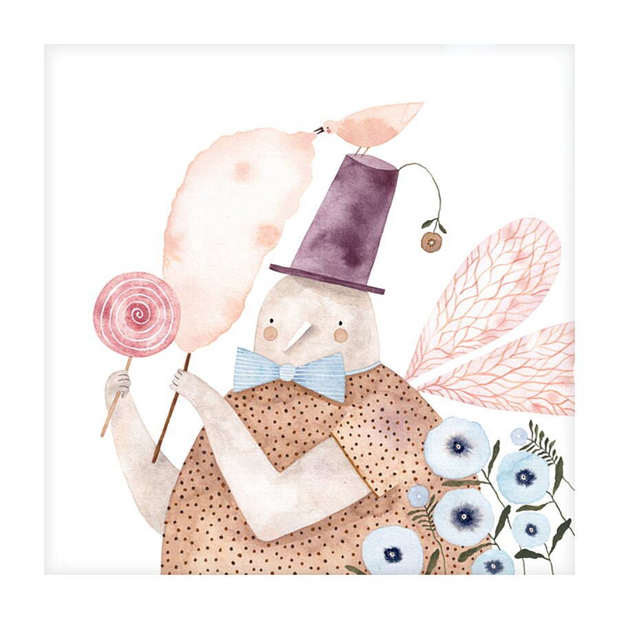 Cotton Candy Picture Frame print