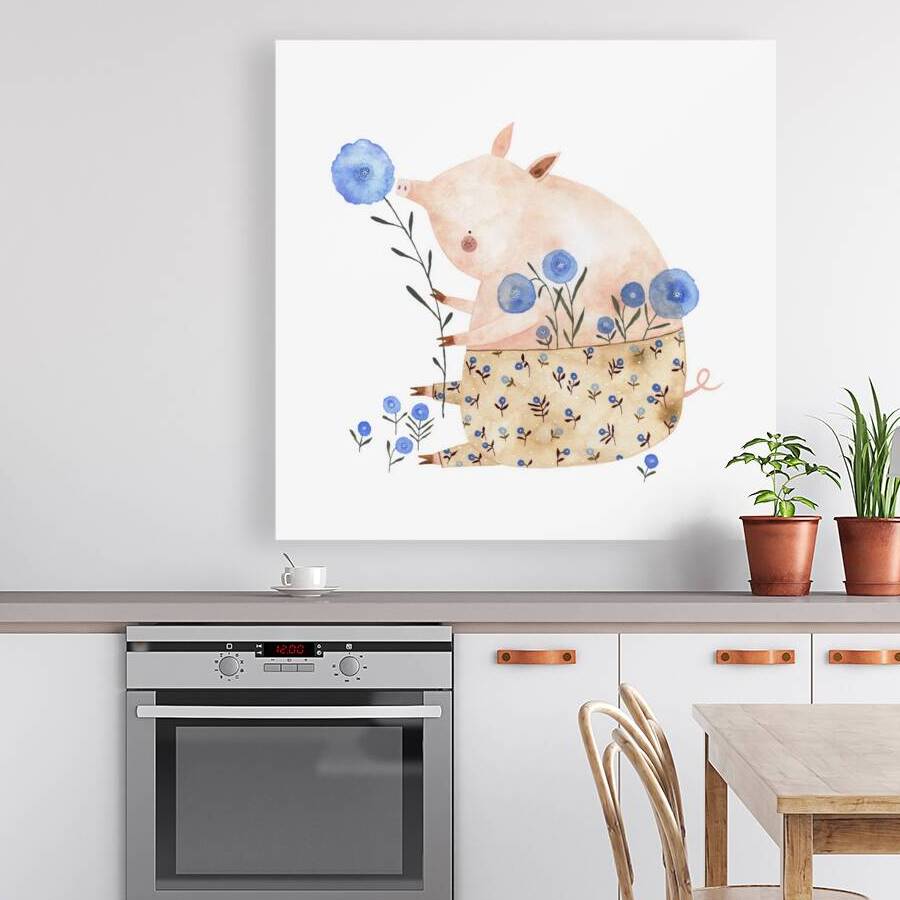 Scheinchen mit Blumen by Claudia Voglhuber