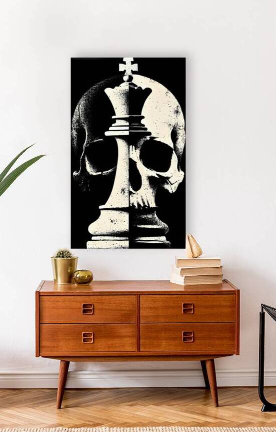 Checkmate Skull - King of Death by MetalByte