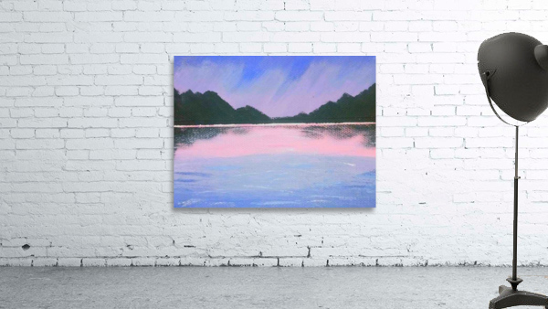 Pink sunset Wall Preview
