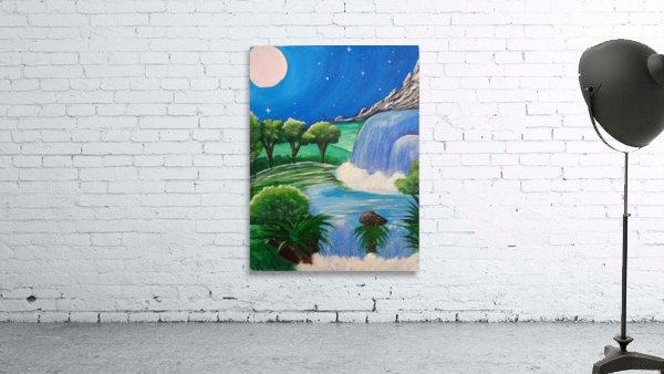 Moonlit Falls Wall Preview