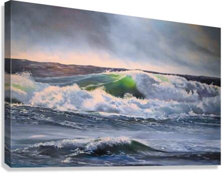 Crashing In Canvas Print