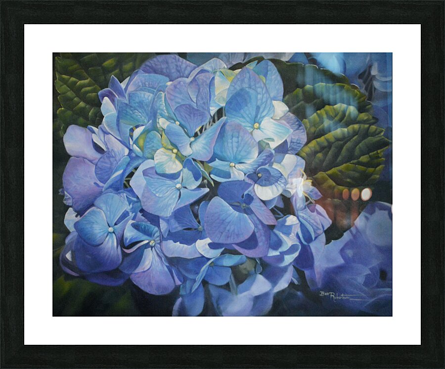 Cool Blue  Bev Robertson Picture Frame Printing