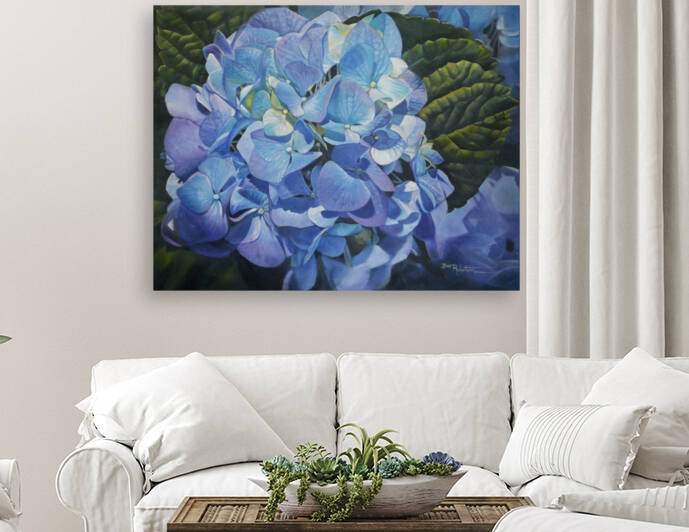 Cool Blue  Bev Robertson Reproduction