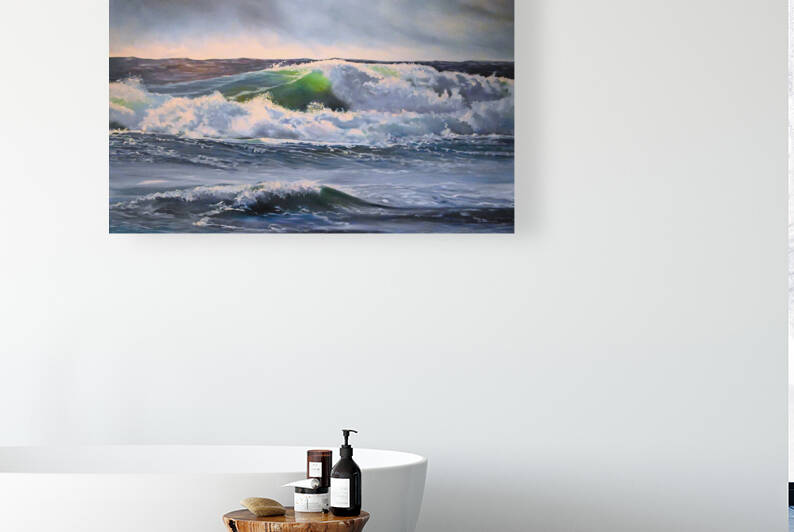  Crashing In by Bev Robertson Art