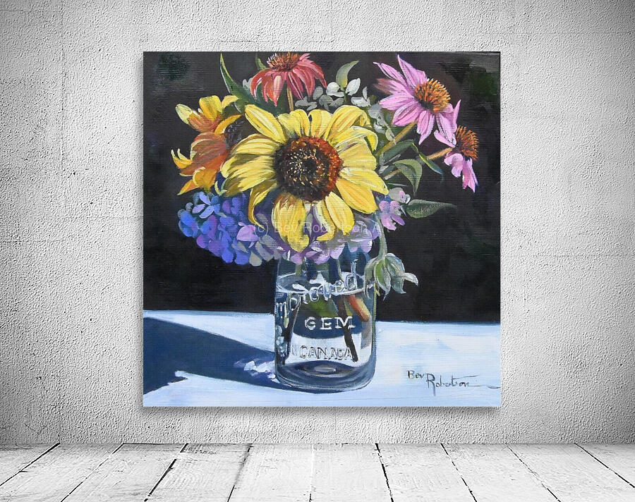  Square Foot Painting Summer Bouquet Wall Preview