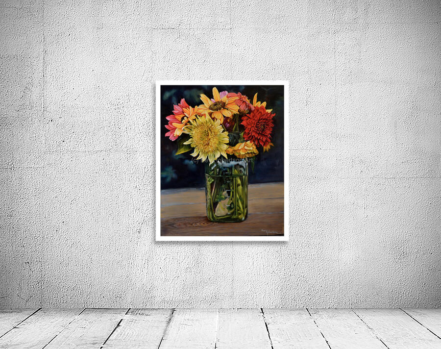 Flowers in a Jar Wall Preview