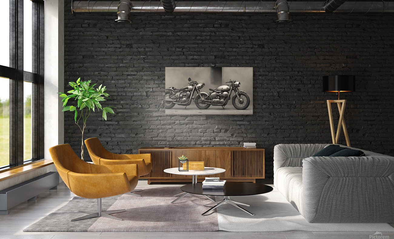 Motorcycle built for two  Reproduction