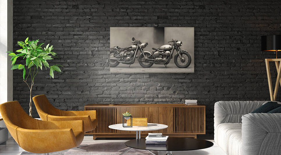 Motorcycle built for two  by Ritchie Dee