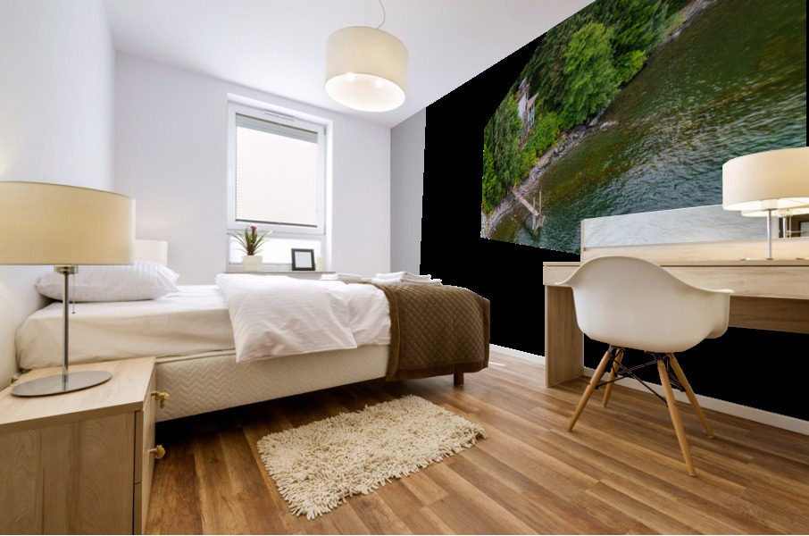 Sitka Bay Lighthouse Mural print