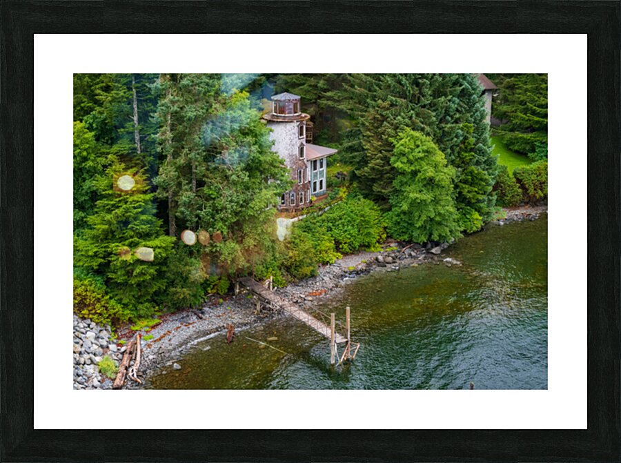 Sitka Bay Lighthouse Picture Frame print