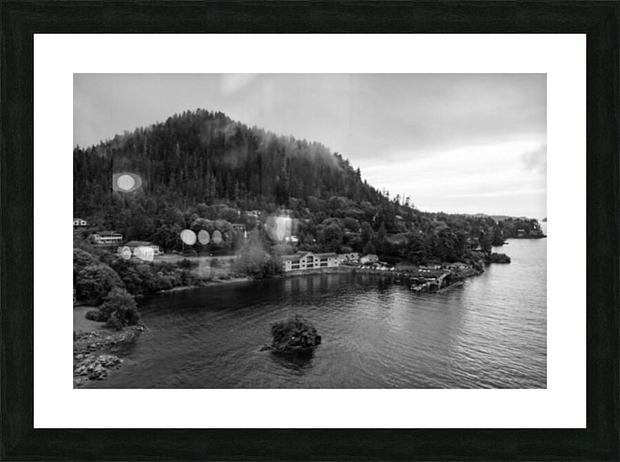 Sitka Bay Monochrome Picture Frame print