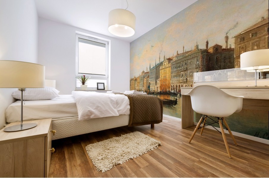 Gondel in Venedig Mural print