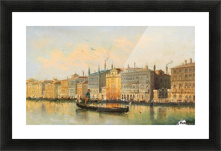 Gondel in Venedig Picture Frame print