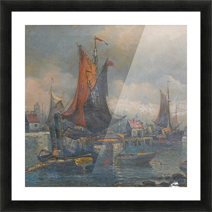 Harbor Picture Frame print