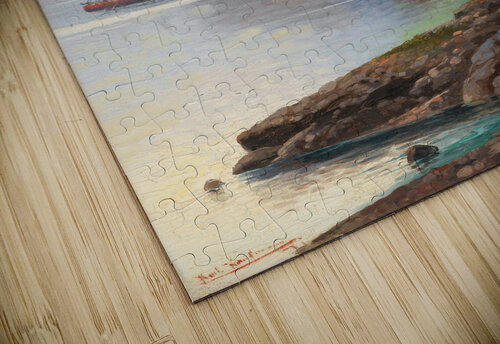 Fjordlanschaft Karl Kaufmann puzzle