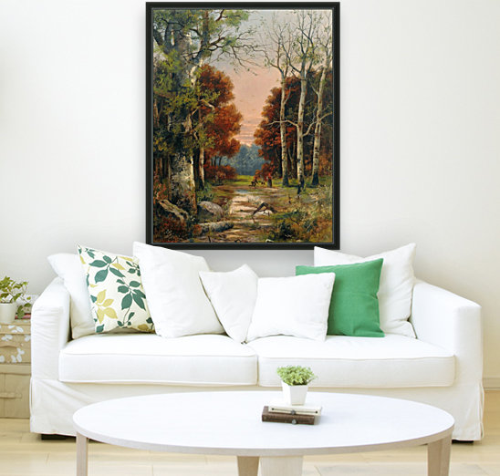 A forest from Austria Reproduction