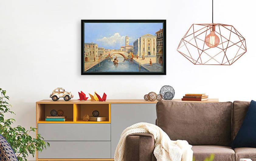 A bridge in Venice by Karl Kaufmann