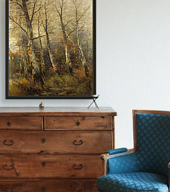 Detail of a forest by Karl Kaufmann