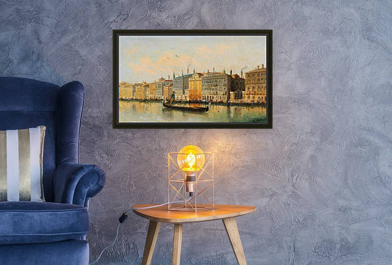 Gondel in Venedig by Karl Kaufmann
