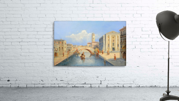 A bridge in Venice Wall Preview