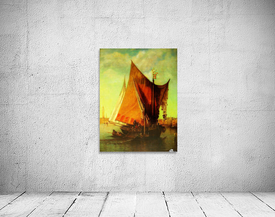 Fischer vor Venedig 1884 Wall Preview