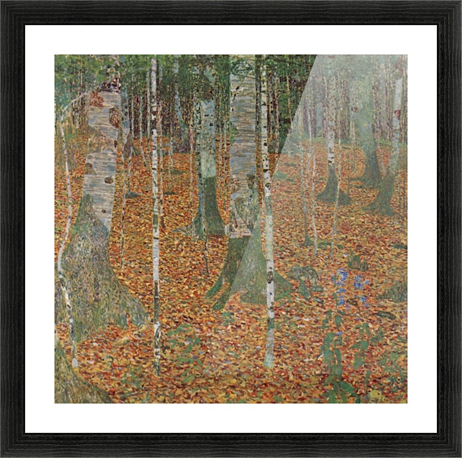 Birch Forest Picture Frame print