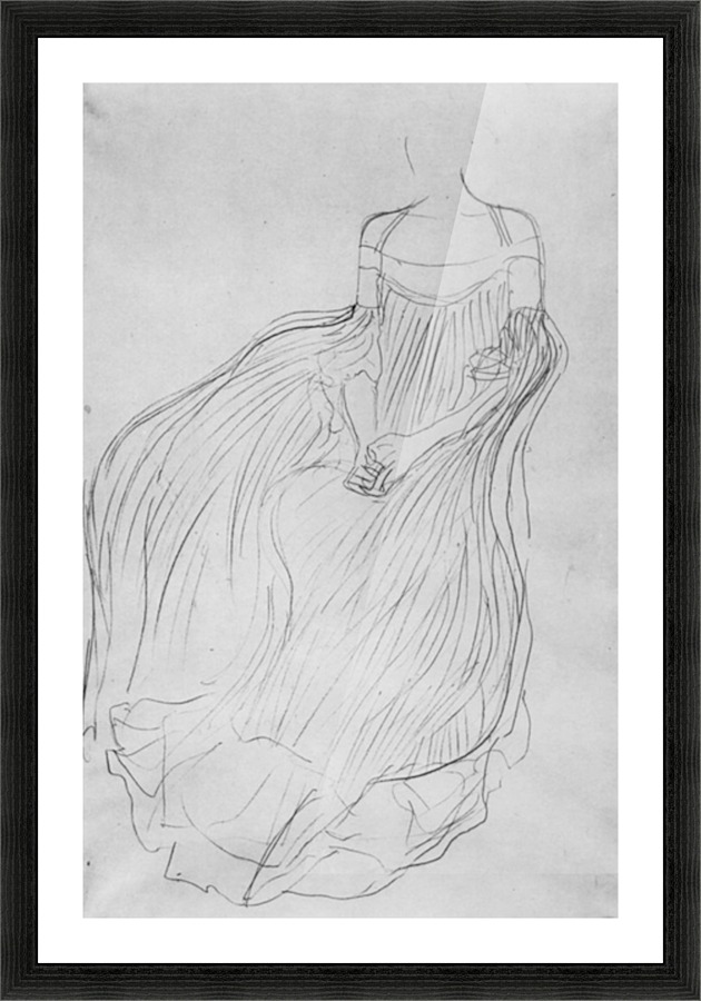 Costume study Picture Frame print