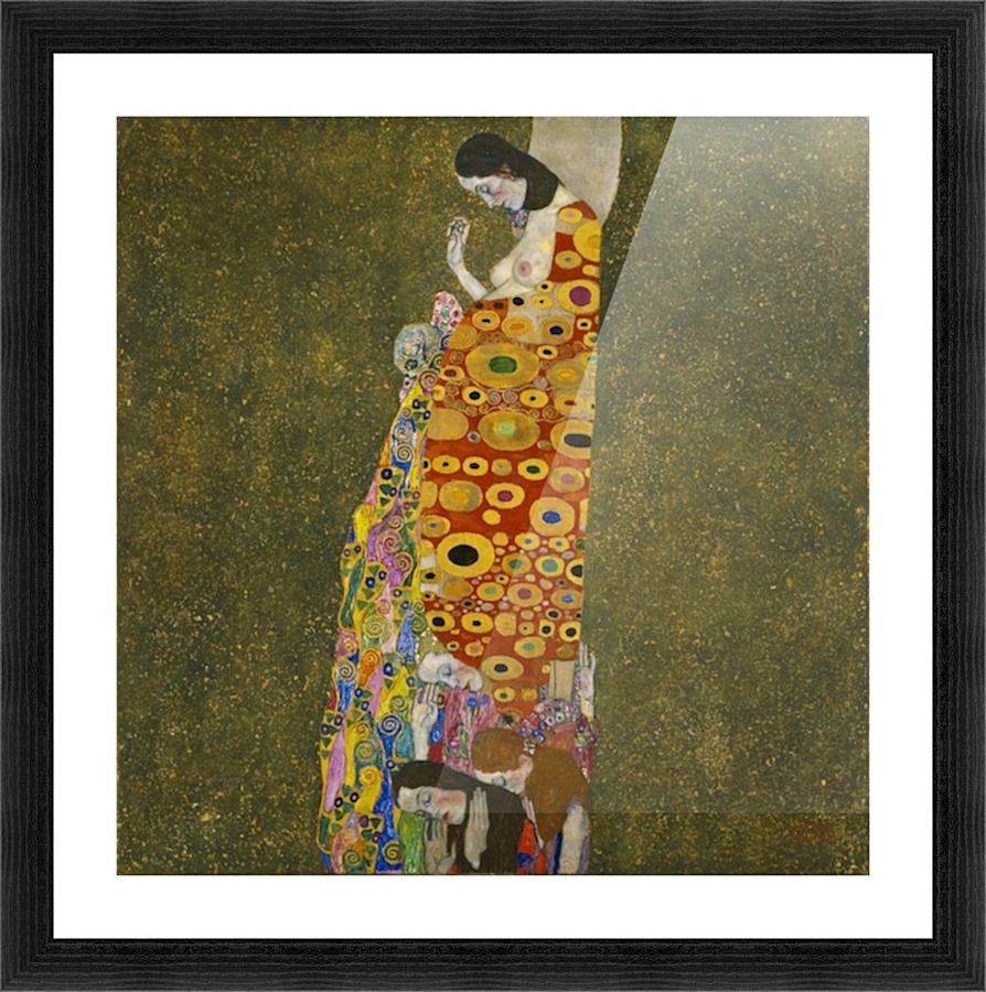 Klimt - Hope II Picture Frame print