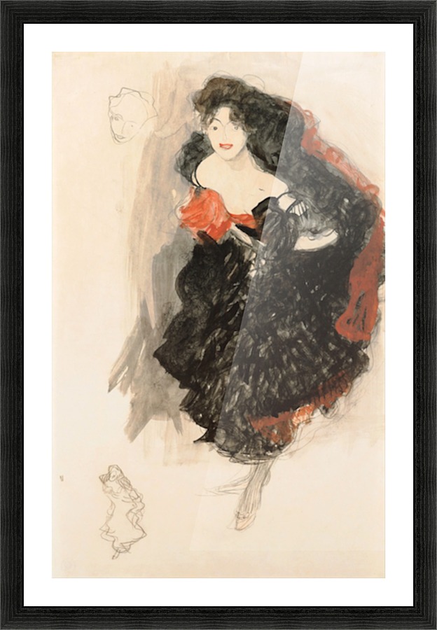 Klimt - Study for Judith II Picture Frame print