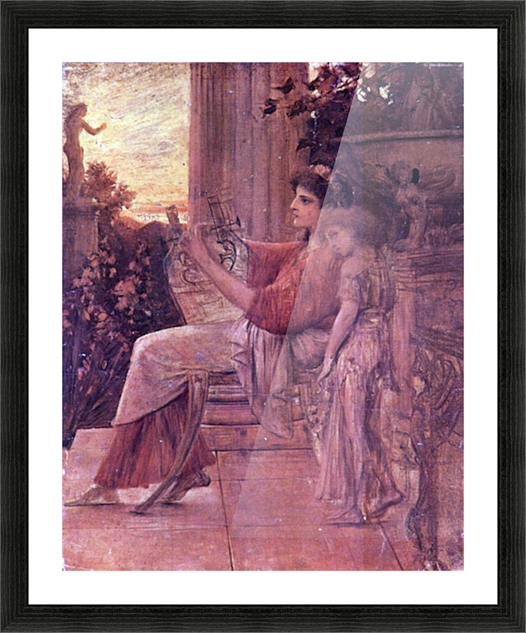 Sapho Picture Frame print
