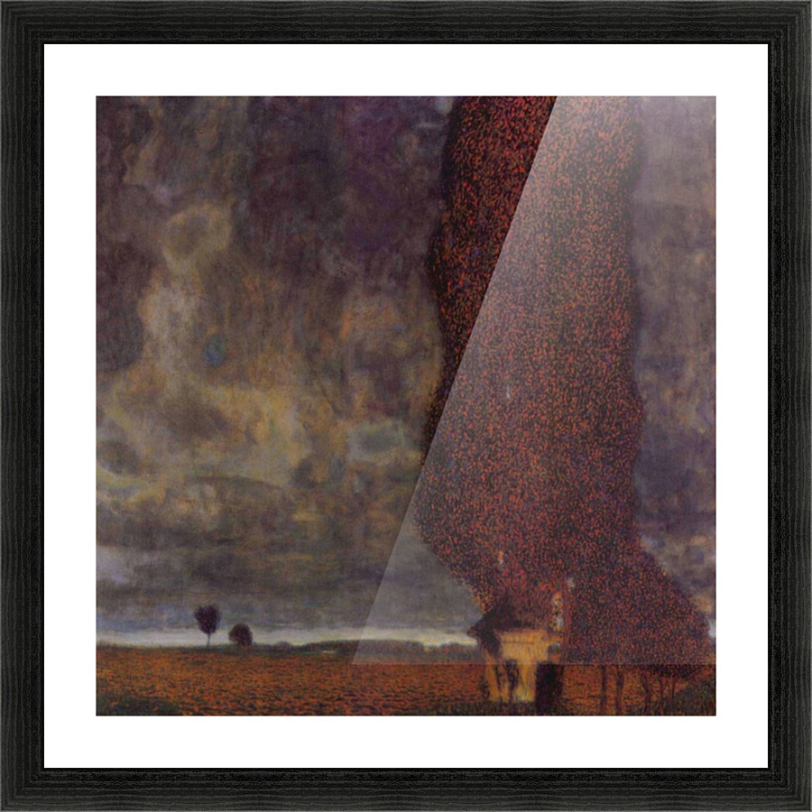 Thunderstorm Picture Frame print
