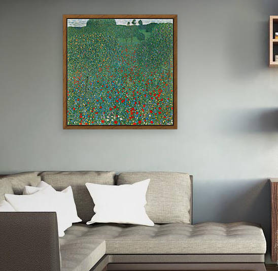 Poppy Field by Klimt