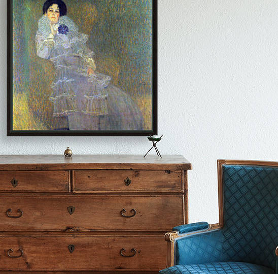 Portrait of Marie Henneberg (portrait in purple) by Klimt