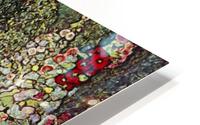 Garden Path with Chickens HD Metal print