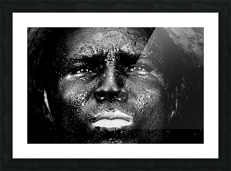 beautiful man Picture Frame print