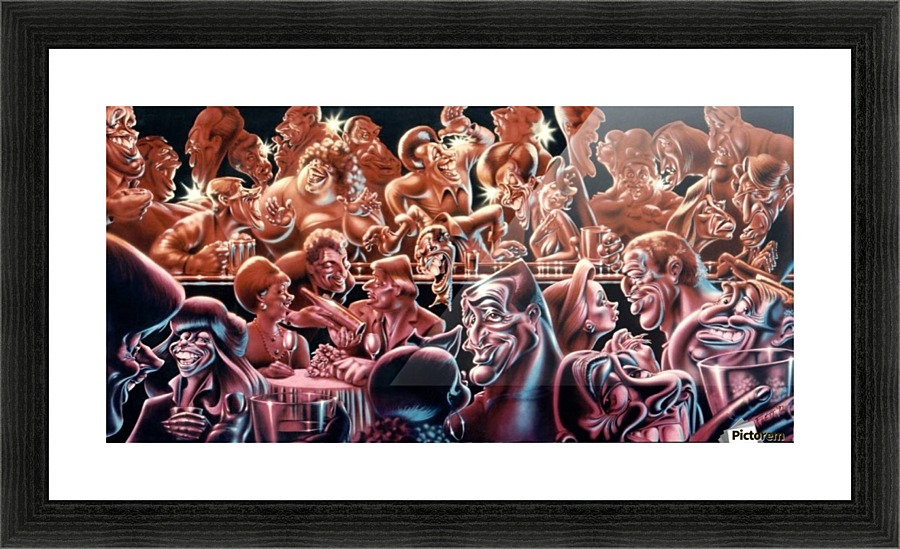 His Local Picture Frame print