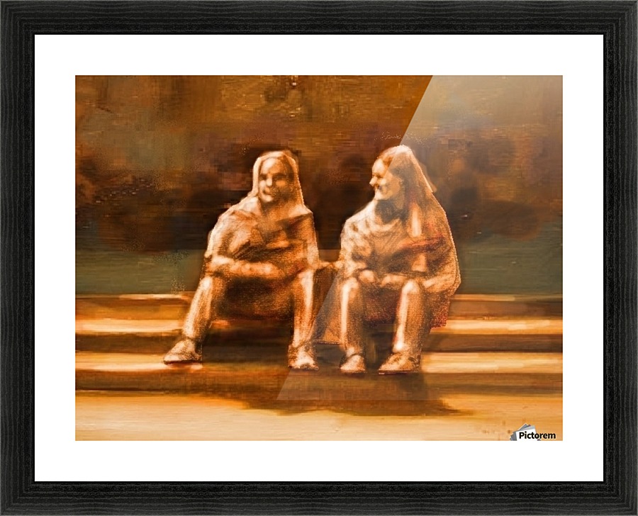 Friends Away Picture Frame print