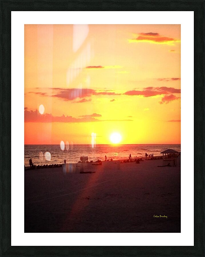 Panama City Beach Picture Frame print