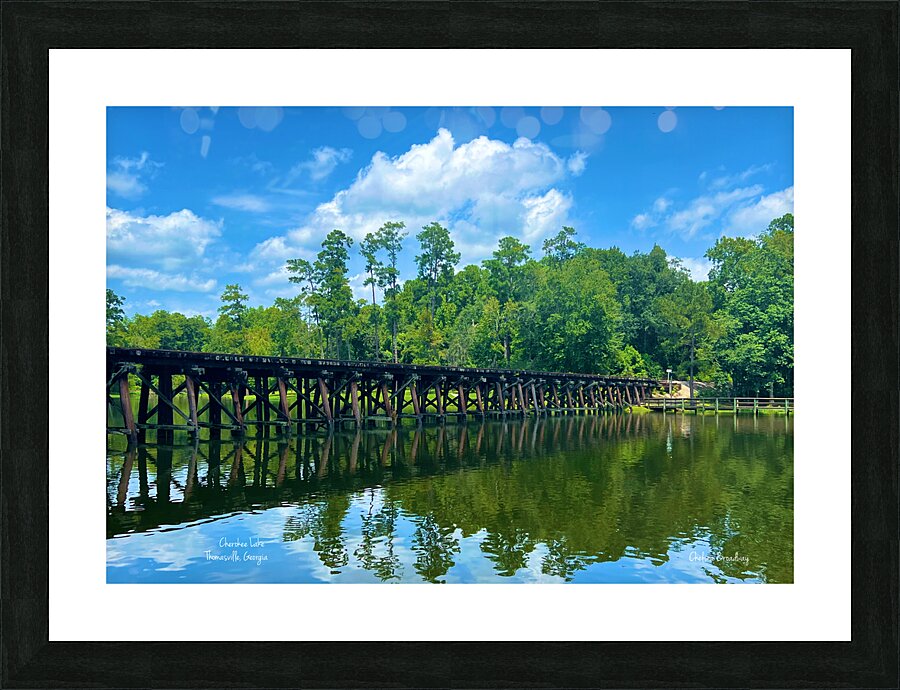 Cherokee Lake Picture Frame print