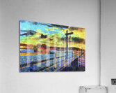 Pier in Maine DAP Neo Raphaelites upscalled Acrylic Print