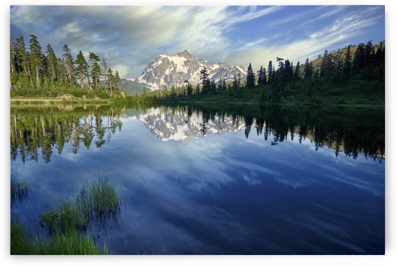 Mount Baker at Picture Lake by Images By Jon Evan