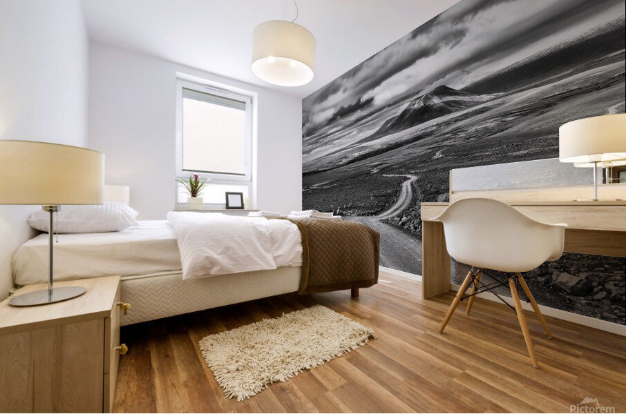 Shadows on the Mountains II Mural print