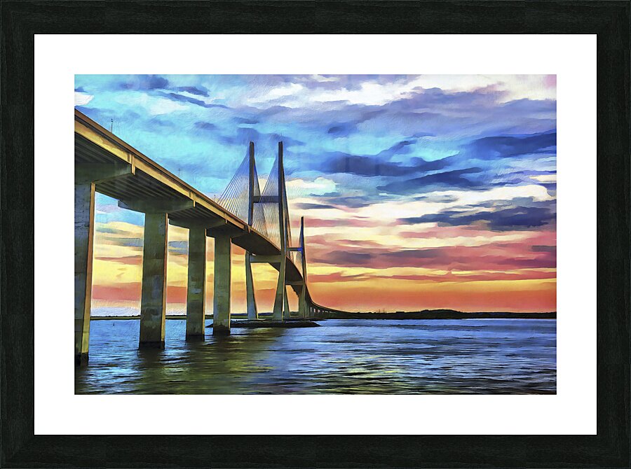 20160411 Curves of the Bridge 0001 DAP Neo Raphae Picture Frame print