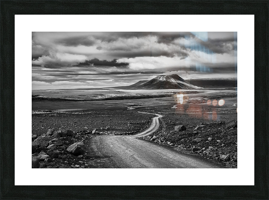 Shadows on the Mountains II Picture Frame print