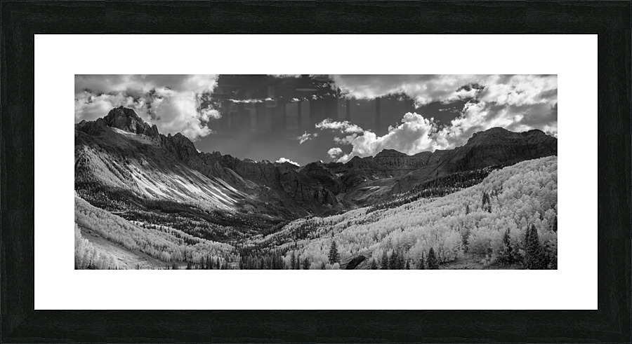 Rays on a Colorado Mountain Picture Frame print
