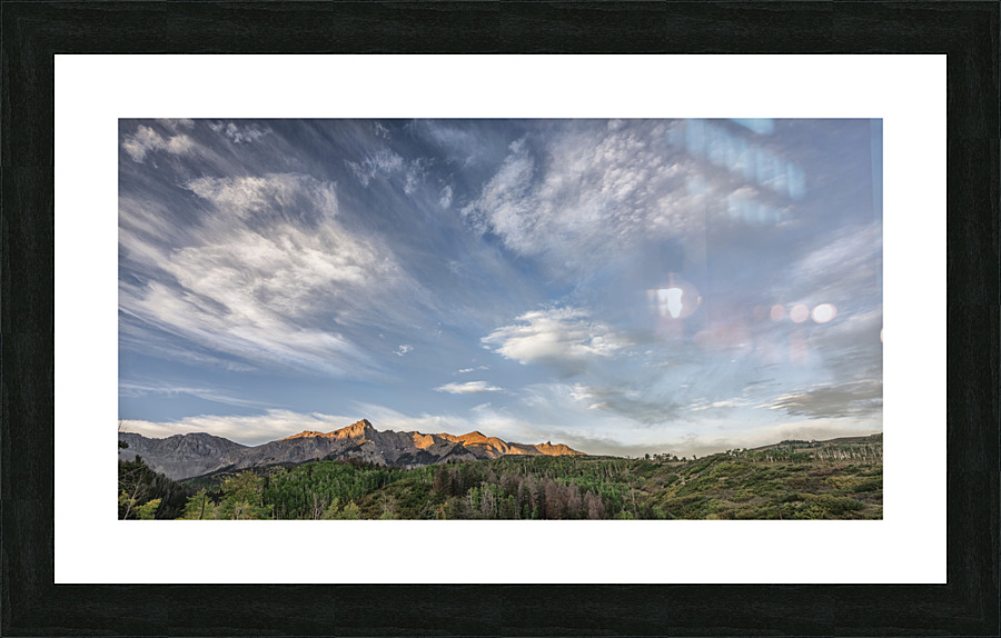 sweeping clouds Picture Frame print