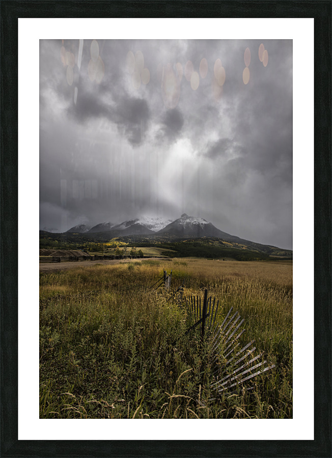 Shining On My Farm Picture Frame print