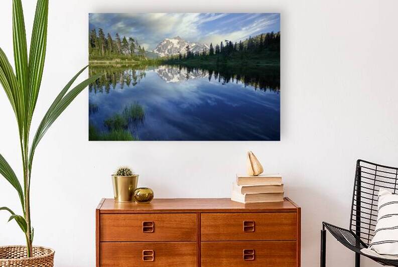 Mount Baker at Picture Lake by Images By Jon Evan