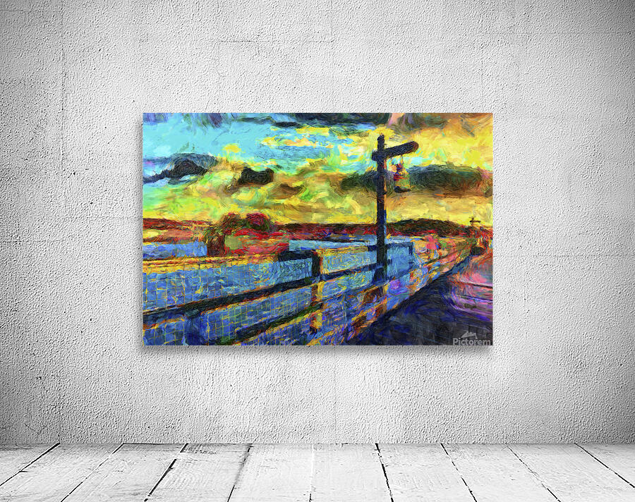 Pier in Maine DAP Neo Raphaelites upscalled Wall Preview